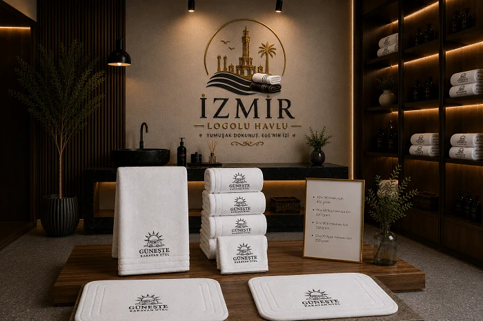 İzmir Logolu Otel Tekstil Ürünleri
